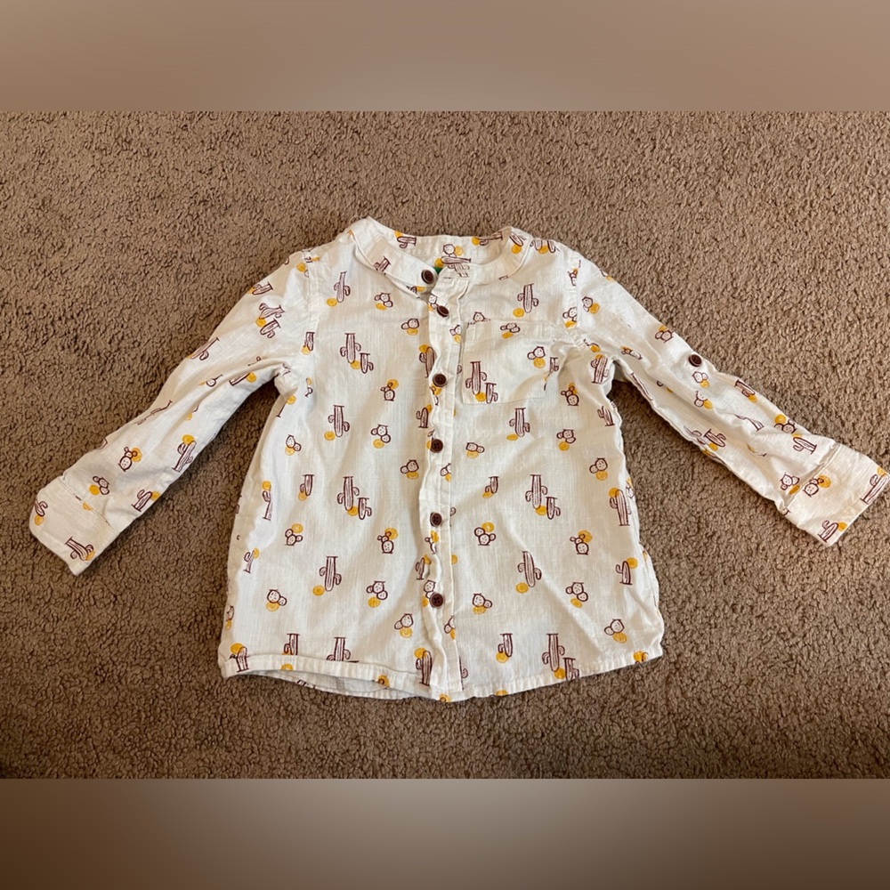 Boys Western Button Up